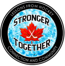 Stronger Together Hockey logo